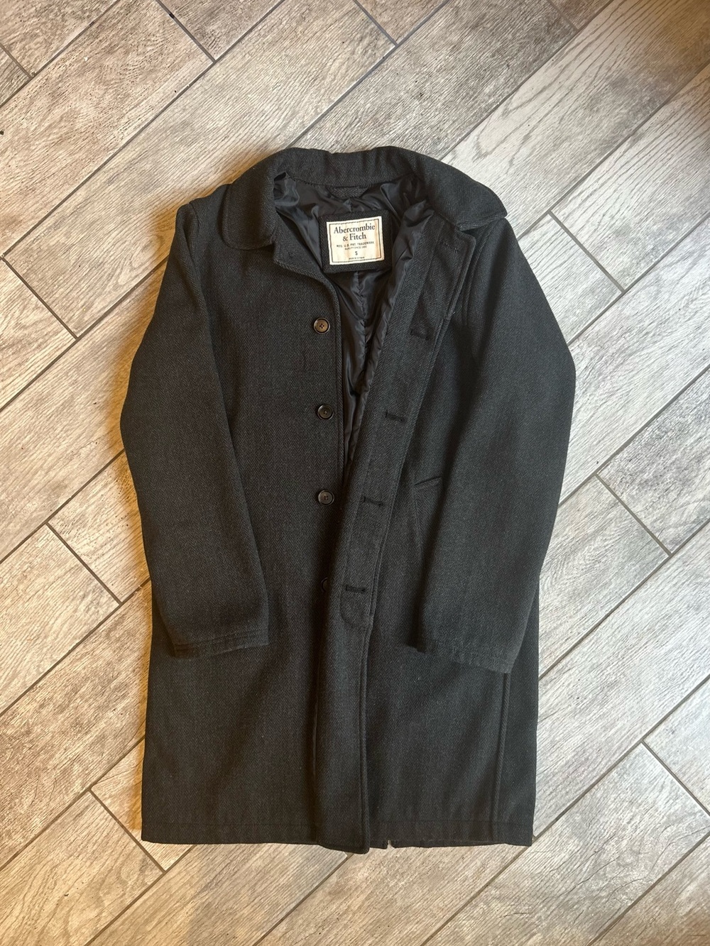 Abercrombie & Fitch Wool Blend Jacket, Unisex size S
